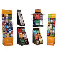 Drehbarer Kalender Postkarte Broschüre Display Rack Karton Gruß karte Display Drehbarer Rack Stand