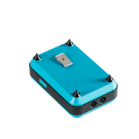Pompe à air pour aquarium en plastique rectangulaire avec moteur AC/DC, batterie au lithium, design écologique, bruit inférieur à 30 dB, pour petit aquarium, utilisation en extérieur