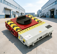 Chariot de transfert motorisé robuste 60T, chariot électrique 120A avec alarme sonore pour usine automobile