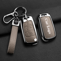 Nouvelle coque de protection en alliage de zinc pour clé de voiture Jetour X70 Plus I-DM, porte-clé télécommande de luxe, accessoires de clé