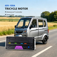 Contrôleur de rickshaw électrique certifié CE 60V 100A, contrôleur de moteur BLDC 3000W pour tricycle électrique, idéal pour la livraison