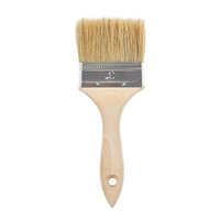 Pinceau de peinture YUANZHENG industriel de haute qualité à manche long en bois courbé pour le nettoyage des coins muraux 2.5