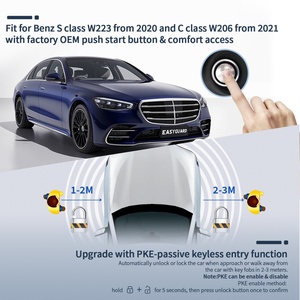 Système d'entrée sans clé EASYGUARD pour Mercedes-Benz Classe S W223 2020+ et Classe C W206 2021+ avec bouton de démarrage OEM et accès confortable - Product Image 4
