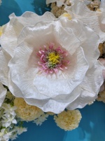 Gigantesco Papavero in Tessuto SFD con Fiori Artificiali, Prezzo di Fabbrica, Testa di Fiore per Decorazioni Interne ed Esterne, Vetrine