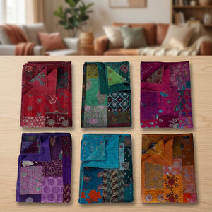 Kantha Throw งานปักด้วยมือ - Product Image 3