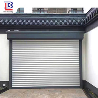 Fournisseur de prix de gros pour portes de garage à enroulement en aluminium, portes à enroulement électriques industrielles