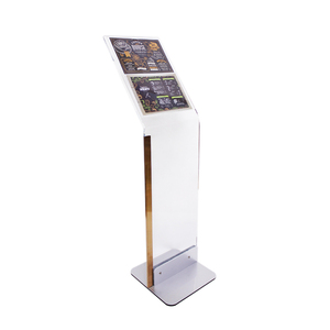 Tầng Thường Vụ Acrylic A3 A4 Hiển Thị Áp Phích Chủ Đứng Rack Hiển Thị Cho Khách Sạn 4 4S Xe Cửa Hàng Triển Lãm Hiển Thị Chi Nhánh Chain <span class=keywords><strong>Pop</strong></span> - Product Image 3