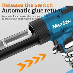 <span class=keywords><strong>Pistolet</strong></span> à silicone sans fil Mamidw, outil de scellement <span class=keywords><strong>pour</strong></span> verre et <span class=keywords><strong>ciment</strong></span>, <span class=keywords><strong>pistolet</strong></span> à calfeutrer électrique, <span class=keywords><strong>pour</strong></span> batterie 18V - Product Image 5