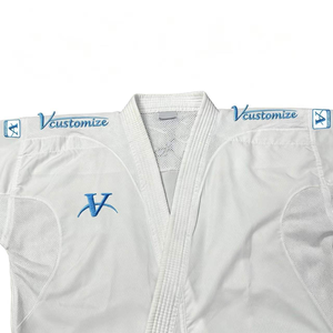 Kimono de Karate Arawaza con Logotipo Personalizado al por Mayor, Ropa Unisex para Entrenamiento de Kumite, Uniforme de Karate <span class=keywords><strong>Smai</strong></span> Aprobado por la WKF - Product Image 5