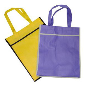 Sac à provisions pliable non tissé de supermarché Rpet écologique de recyclage personnalisé de haute qualité - Product Image 6