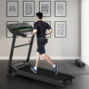 <span class=keywords><strong>Tapis</strong></span> roulant électrique pliable pour usage domestique <span class=keywords><strong>avec</strong></span> écran LED, fonction d'inclinaison automatique, <span class=keywords><strong>moteur</strong></span> DC2.0HP, vitesse <span class=keywords><strong>de</strong></span> 1,0 à 16,0 km/h, capacité <span class=keywords><strong>de</strong></span> 120 kg - Product Image 2