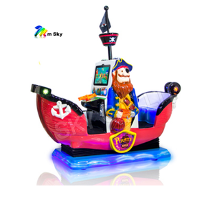 Manège <span class=keywords><strong>Pirate</strong></span> 2 places à monnayeur en fibre de verre, <span class=keywords><strong>jeu</strong></span> vidéo interactif pour parcs d'attractions intérieurs, populaire auprès des enfants - Product Image 1
