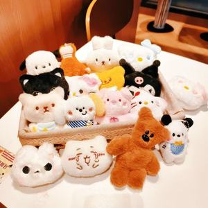 Pendentifs de poupées de styles variés, pendentifs de poupées en peluche qui couinent pour les stands de marché nocturne, cadeaux pour poupées à lancer, pur coton - Product Image 4