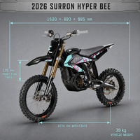 Batterie de moto électrique Hyperbee 2026 58V 22Ah pour vélo tout-terrain Surron, pour enfants