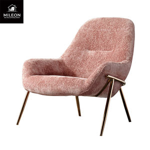 ספה עצלנית יחידה מודרנית עור בד יוקרה מודרני עיצוב חדש חימום בית מלון מתכת סלון מלון - Product Image 6