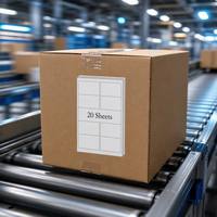 Etichette Adesive per Spedizioni ad Alta Aderenza, Adesivi con Codice a Barre per Corrieri, Etichette Autoadesive Impermeabili in Rotolo per Logistica