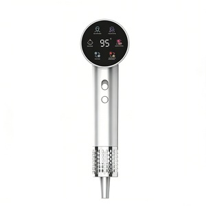 Secador de Pelo Súper Inteligente de Alta Velocidad, Secador Iónico Digital Profesional de Salón con Tecnología de Iones Negativos para Peinado con IA Inteligente - Product Image 3