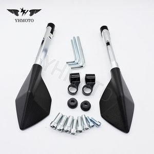 Rétroviseurs Latéraux de <span class=keywords><strong>Moto</strong></span> CNC Spiegel Universel pour <span class=keywords><strong>Kawasaki</strong></span> Z250 <span class=keywords><strong>Z750</strong></span> Yamaha Honda CBR650F CBR250R - Product Image 6