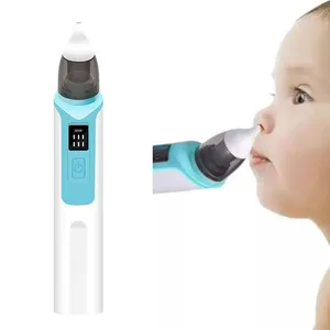 전기 코 클리너 재사용 가능한 코 흡인기 저소음 3 단계 USB 충전 아기 코 흡인기