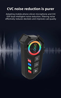Auriculares Inteligentes para Motociclistas, Hi-Fi Estéreo, Cancelación de Ruido, Control por Voz, Precio Accesible, Auriculares para Casco K06