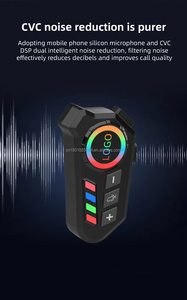 Auriculares Inteligentes para Motociclistas, Hi-Fi Estéreo, Cancelación <span class=keywords><strong>de</strong></span> <span class=keywords><strong>Ruido</strong></span>, Control por Voz, Precio Accesible, Auriculares para Casco K06 - Product Image 5