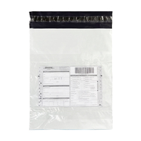 Sacs d'expédition en polyéthylène autocollants personnalisés pour l'expédition de vêtements, pochettes d'expédition de colis, sacs d'expédition en plastique avec poche