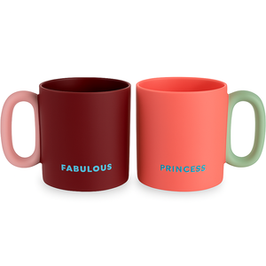 Ensemble de tasses en céramique Princess Fabulous 360 ml Design coloré - Product Image 1