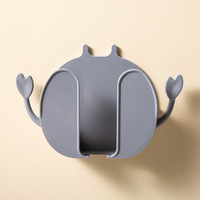 Boîte de rangement créative durable et peu encombrante pour téléphone portable, crochet pour support mural, vente en gros