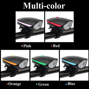 Corno Altoparlante Esterno Luci Bicicletta Mountain Bike Set Luce Usb Ricaricabile Ha Condotto La Luce Anteriore Della <span class=keywords><strong>Bici</strong></span> Con Corno - Product Image 4