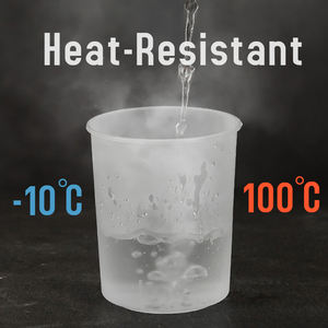 Gobelets en plastique dur jetables personnalisés de 18oz 500ml 700ml Gobelets en plastique PP givrés avec couvercles pour cocktail, boba bubble tea, café - Product Image 6