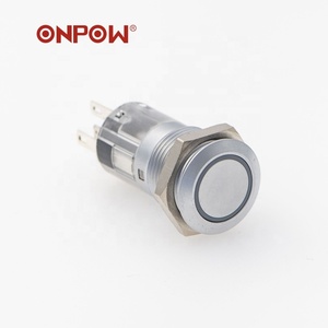 Mới loạt onpow las1agq16 16mm 1no1nc nút tạm thời On/Off điện biểu tượng <span class=keywords><strong>push</strong></span> button chuyển - Product Image 4