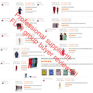 Divisa da Infermiera per Donne con Due Tasche Profonde Impermeabile Abbigliamento Ospedaliero con Cerniera Nascosta - Product Image 4