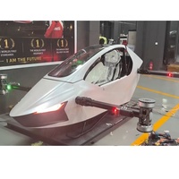 YIVTOL S ZERO Basic, véhicule aérien monoplace avec positionnement GPS, 40-55 minutes d'autonomie, charge utile nette de 120 kg, voiture volante pliable en fibre de carbone, 4K