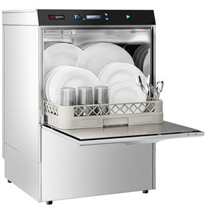 Lave-vaisselle à double paroi GGM Gastro - Numérique - 3,9 kW - incl. Décalcaissant - avec détergent, adoucissant et pompe de vidange - Product Image 3