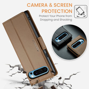 Funda CaseMe para Google Pixel 10 9 PRO XL, con Ranura para Tarjetas RFID, de Cuero Suave, Estilo Ejecutivo, para OPPO A78, con Espacio para Tarjetas - Product Image 5