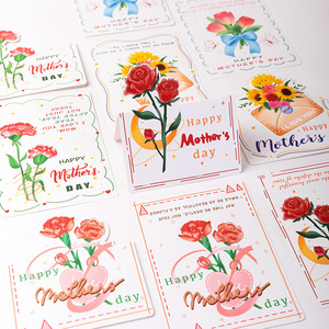 Bouquet <span class=keywords><strong>di</strong></span> <span class=keywords><strong>fiori</strong></span> tridimensionali per la festa della mamma <span class=keywords><strong>fiori</strong></span> da cartolina pieghevole per la festa della mamma fiorista cartolina d'<span class=keywords><strong>auguri</strong></span> - Product Image 2