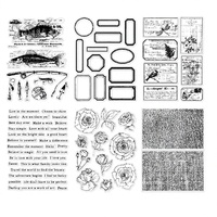 Tampon en silicone transparent vintage multi-formes pour cadres d'étiquettes, idéal pour les amateurs de loisirs créatifs, estampage net pour journaux, albums photo et travaux manuels