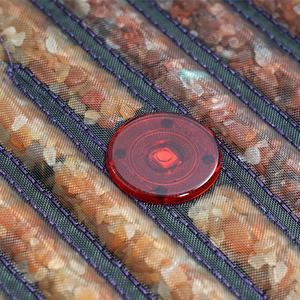 PEMF infrarrojo lejano calor profundo, terapia de fotones, campo magnético iones negativos piedras preciosas Kristalmatte Chakra colchón de cristal Mat - Product Image 5
