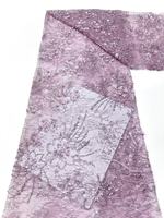 Haute Qualité Haute Couture Femmes Robe avec Pleine Perles Sequin Tulle Français Dentelle Tissu