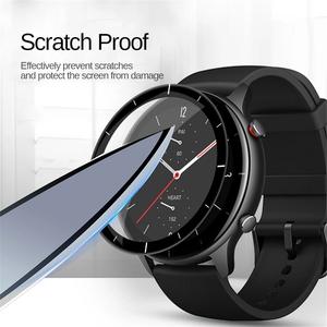 Protector de Pantalla Transparente de PMMA Suave para Reloj Inteligente <span class=keywords><strong>Amazfit</strong></span> <span class=keywords><strong>GTR</strong></span> <span class=keywords><strong>2e</strong></span>, Accesorios, Película Protectora con Borde Curvo 3D - Product Image 6