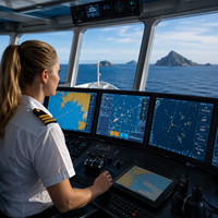 Développement de logiciels de navigation maritime, système de cartographie GPS intelligent pour la planification de itinéraires, le positionnement des navires et la sécurité maritime