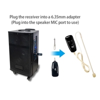 Nouveau casque sans fil U12B de jeu professionnel UHF avec microphone Microphone de casque sans fil pour chanteurs professionnels