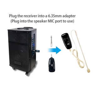 Nuovo U12B professionale di gioco UHF auricolare senza fili con microfono senza fili auricolare microfono per cantanti professionisti - Product Image 3
