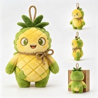 WEIMEI Fabricants de poupées personnalisées ODM Porte-clés Jouets en peluche personnalisés en forme de fruits de dessin animé Logo Cadeau Décoration Coton & PVC