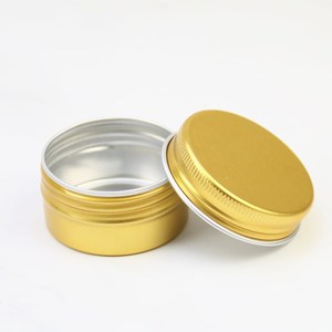 Bougies rondes réutilisables 10ml-250ml de qualité alimentaire bonbons cafetière cosmétique crème pour le visage <span class=keywords><strong>parfum</strong></span> bougie aluminium métal boîtes - Product Image 2