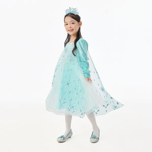 Vêtements de <span class=keywords><strong>Reine</strong></span> <span class=keywords><strong>des</strong></span> Neiges pour Enfants en Gros, Broderie de Flocons de <span class=keywords><strong>Neige</strong></span>, Dimensions Personnalisées, Approuvé par la BSCI pour les Distributeurs de Festivals - Product Image 1