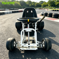 Mini Drift Kart 1200W 60V20A Batterie Au Lithium Électrique Go Kart Racing Go Karts Buggy