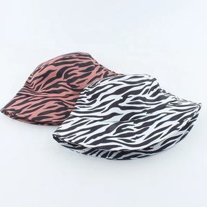 Chapeau <span class=keywords><strong>bob</strong></span> de pêcheur pour hommes, seau à la mode, noir et <span class=keywords><strong>blanc</strong></span>, imprimé zèbre, Panama, Hip Hop, printemps été - Product Image 5