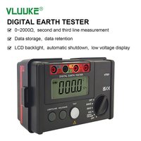 VLUUKE UT521 Digital Earth Resistance Tester High Accuracy Aluminum Alloy Construction IP67 Protection 220V Electronic Power