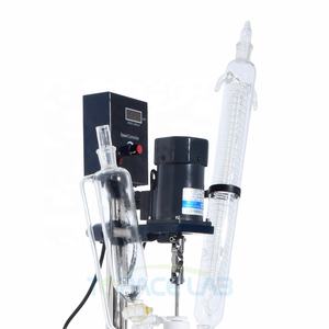 Topace-recipiente de reacción encamisado para escritorio, Reactor químico de vidrio de doble capa de 5L, 2L a 5L para decarboxilación - Product Image 3